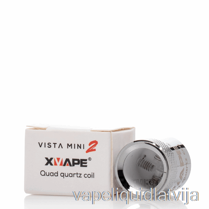 Xvape Vista Mini 2 Rezerves Spoles Quad Quartz Apkures Atomizators Vape šķidrums